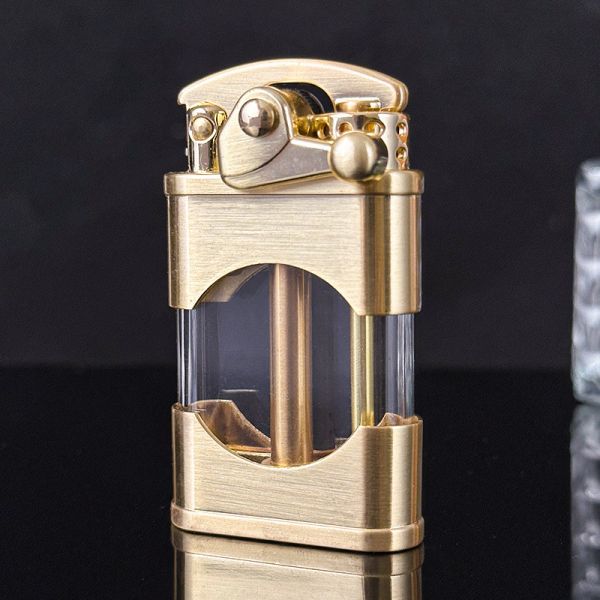 Зажигалка бензиновая ZORRO в ретро стиле Gold