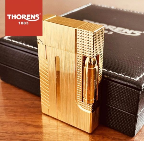 Роскошная Газовая Зажигалка THORENS – Золотая Пуля