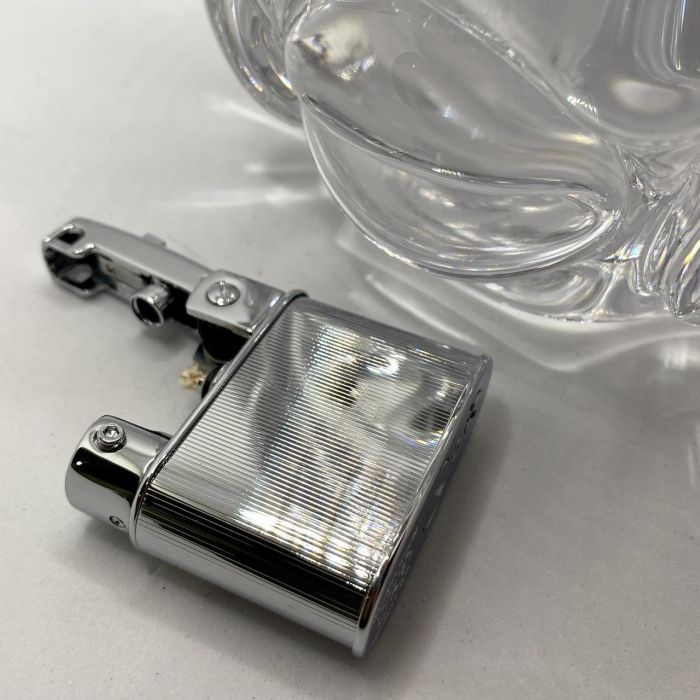 Бензиновая зажигалка Prince "Silver Rib" (Серебряное Ребро)