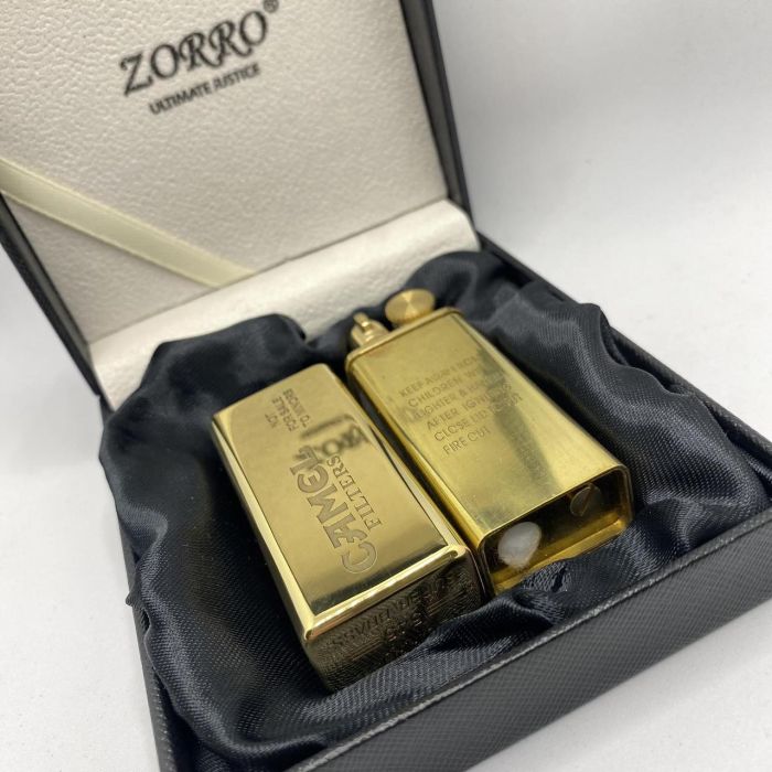 Бензиновая зажигалка Zorro "Golden Filter" CAMEL