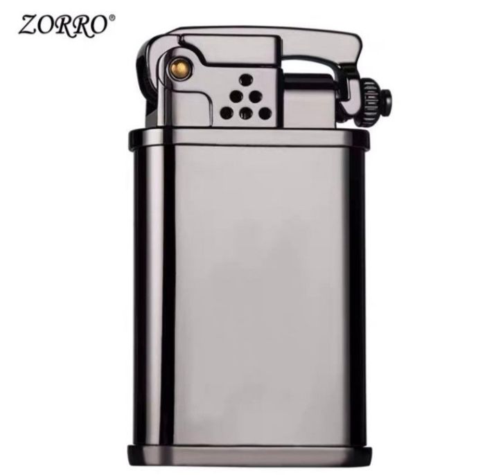 Бензиновая зажигалка ZORRO Черный Метеор