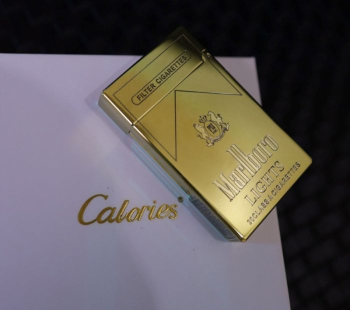 Зажигалка газовая Calories Marlboro Gold Lighter