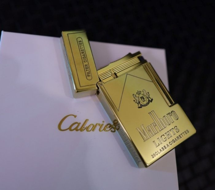 Зажигалка газовая Calories Marlboro Gold Lighter