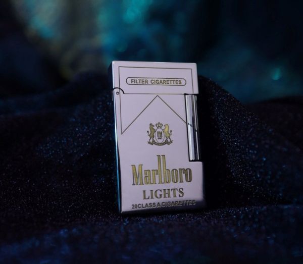 Газовая зажигалка Calories Steel Marl  MARLBORO
