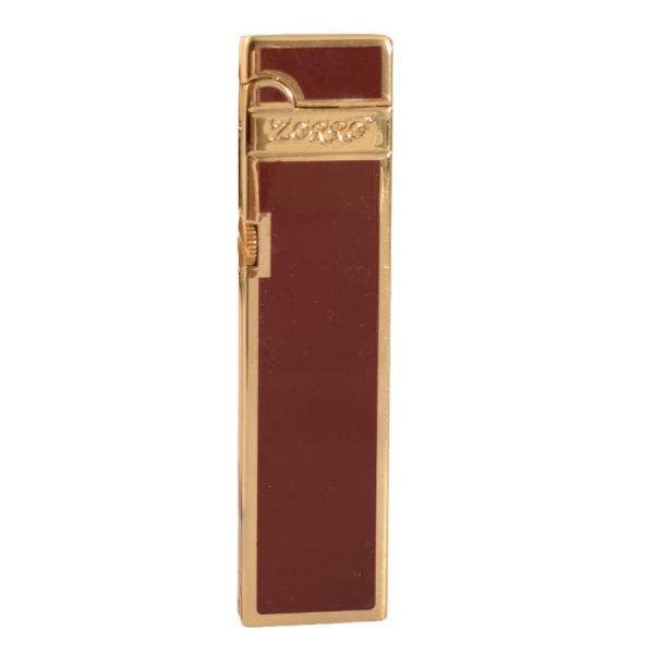 Бензиновая Зажигалка ZORRO Slim (Тонка) в красном цвете
