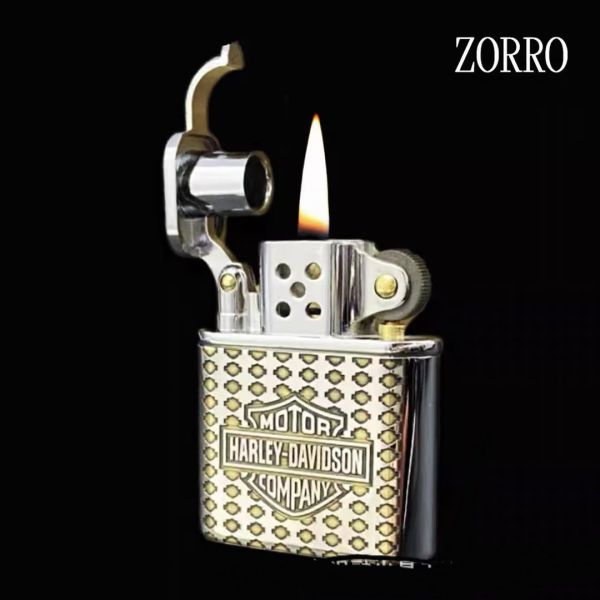 Бензиновая зажигалка ZORRO в стиле HARLEY-DAVIDSON