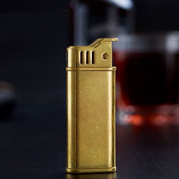 Винтажная Бензиновая Зажигалка KOJI Classic Brass
