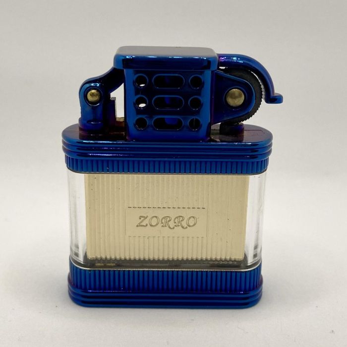 Бензинова запальничка Zorro "Transparent Blue Gold"