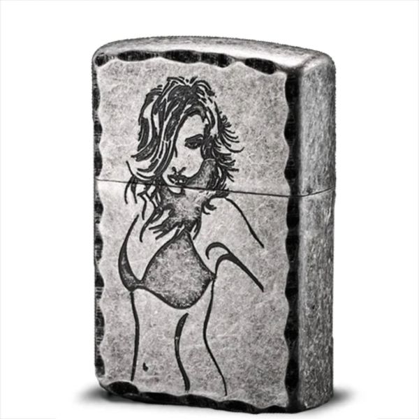 Бензиновая зажигалка Zorro «Vintage Pin-up» Девушка
