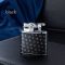 Газовая зажигалка Koji с пьезоподжигом Черный корпус из высококачественной искусственной кожи