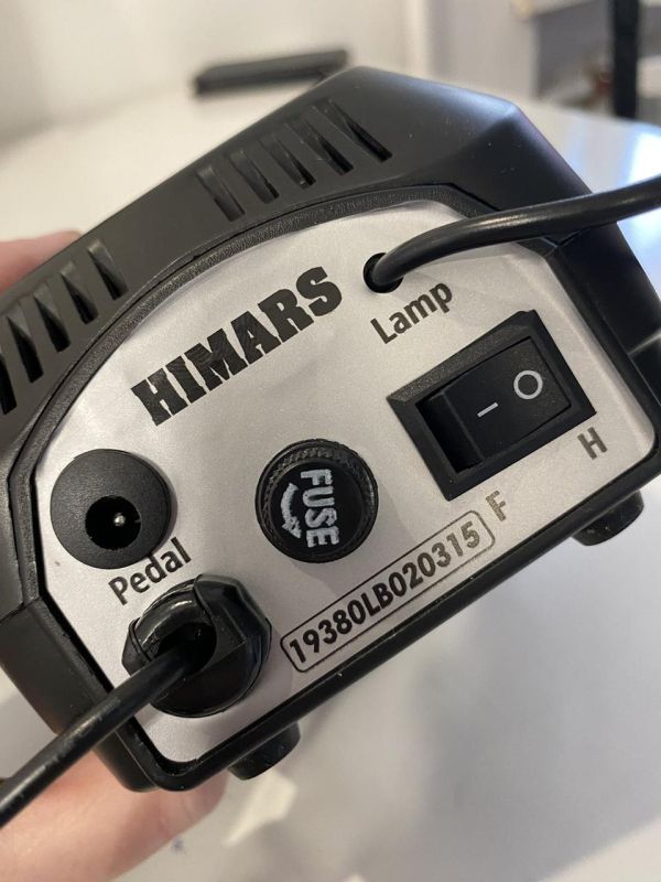 Аккумуляторный фрезер для маникюра Hymars H37L1 + Лампа SUN 3