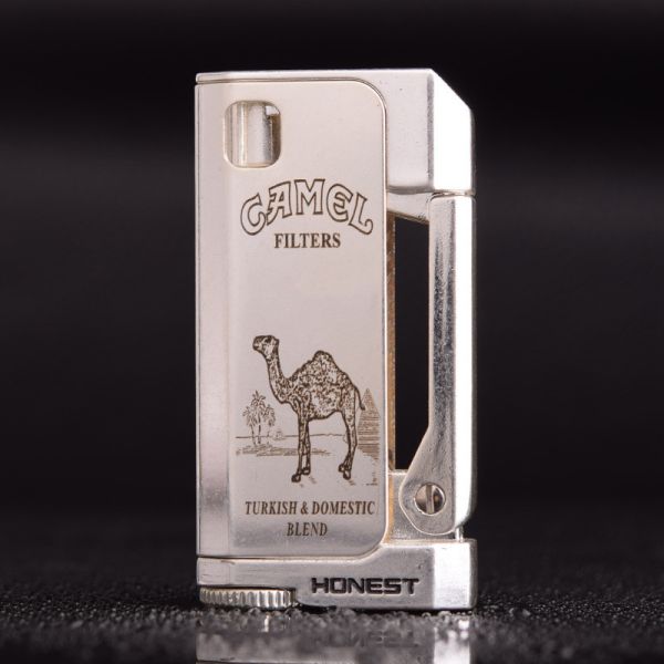 Зажигалка HONEST бензиновая Camel цвет Silver