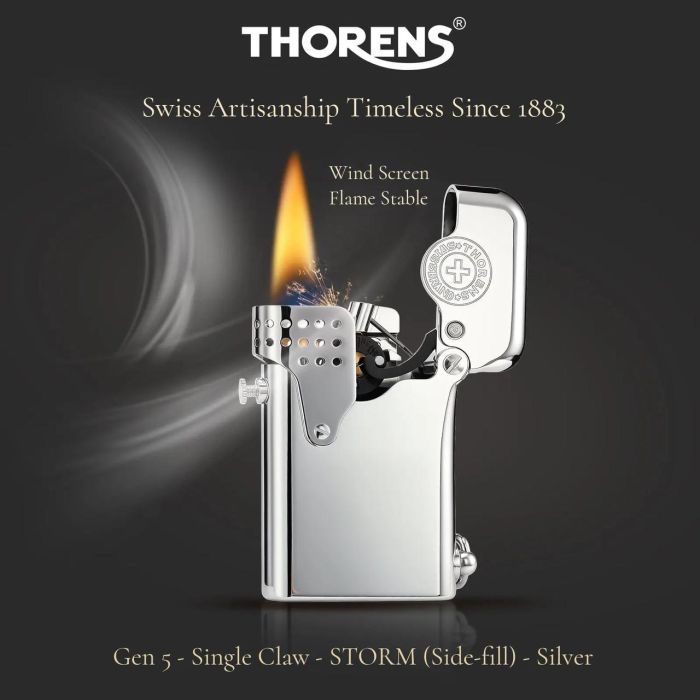 Изысканная бензиновая зажигалка Thorens Премиум класса