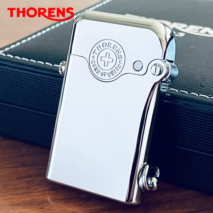 Элегантная бензиновая зажигалка Thorens премиум класса