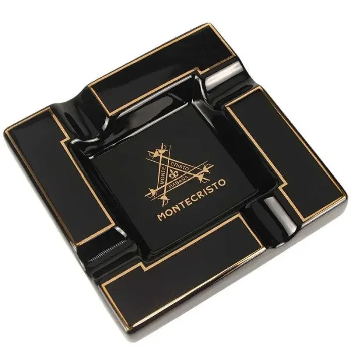 Элитная пепельница для сигар Montecristo черного цвета