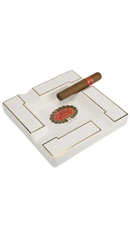 Элегантная пепельница для сигар HABANA CUBA белая