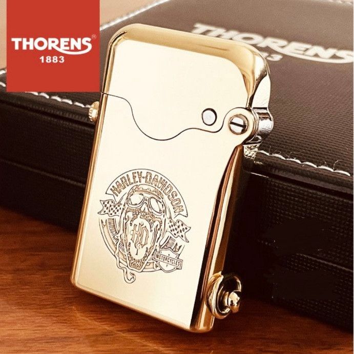 Бензиновая Зажигалка Thorens "Harley-Davidson: Механический Череп"