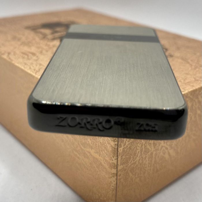Бензиновая зажигалка ZORRO Графитовый Вердикт (Graphite Verdict)
