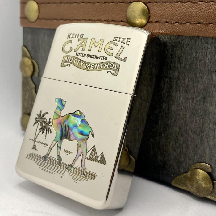 Бензинова запальничка Zorro "Camel Перламутр"