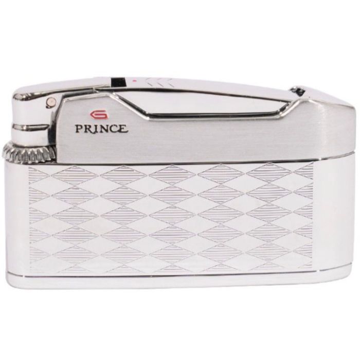 Газовая зажигалка Prince micro 88e "Silver Grid" ( Серебряная Сетка)