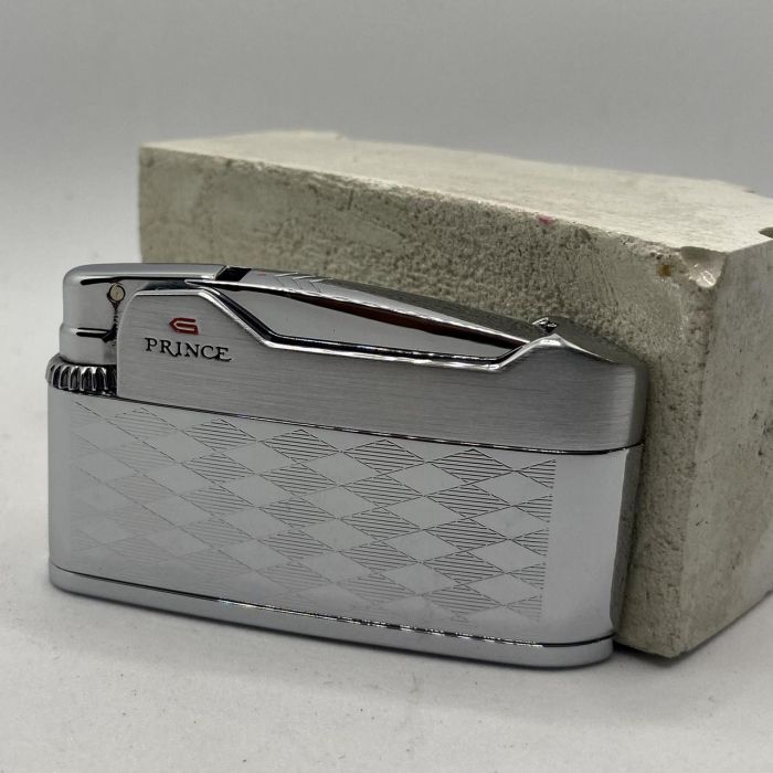 Газовая зажигалка Prince micro 88e "Silver Grid" ( Серебряная Сетка)