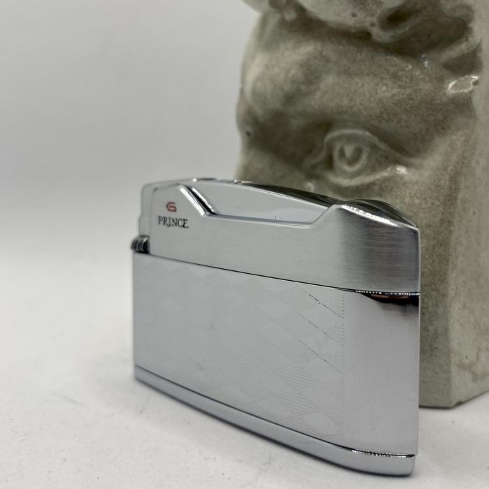Газовая зажигалка Prince micro 88e "Silver Grid" ( Серебряная Сетка)
