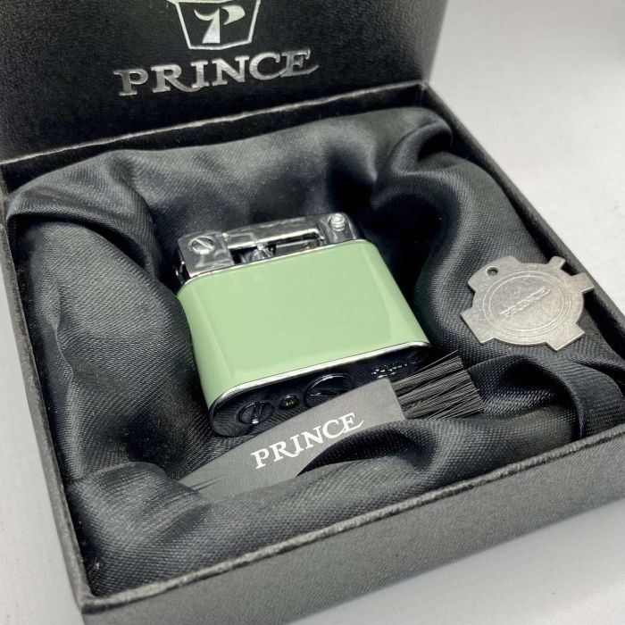 Бензиновая зажигалка Prince "Оливковый Хром" (Olive Chrome)