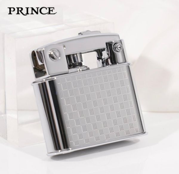 Бензиновая зажигалка Prince "Хромовый Щит"