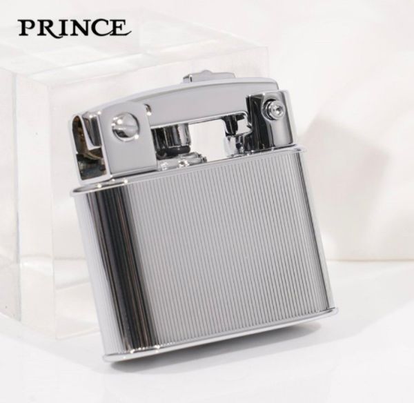 Бензиновая зажигалка Prince "Silver Rib" (Серебряное Ребро)