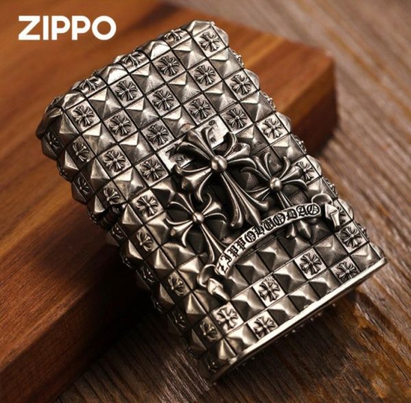 Бензиновая зажигалка Zippo Chrome Knight (Хромированный Рыцарь)
