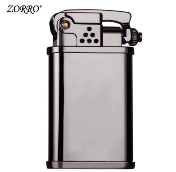 Бензиновая зажигалка ZORRO Черный Метеор