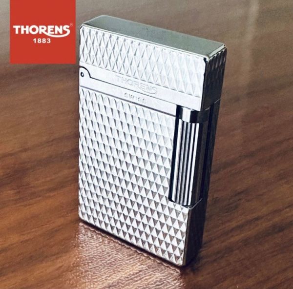 Легендарная газовая зажигалка Thorens Дизайн "Диамантовая Огранка"