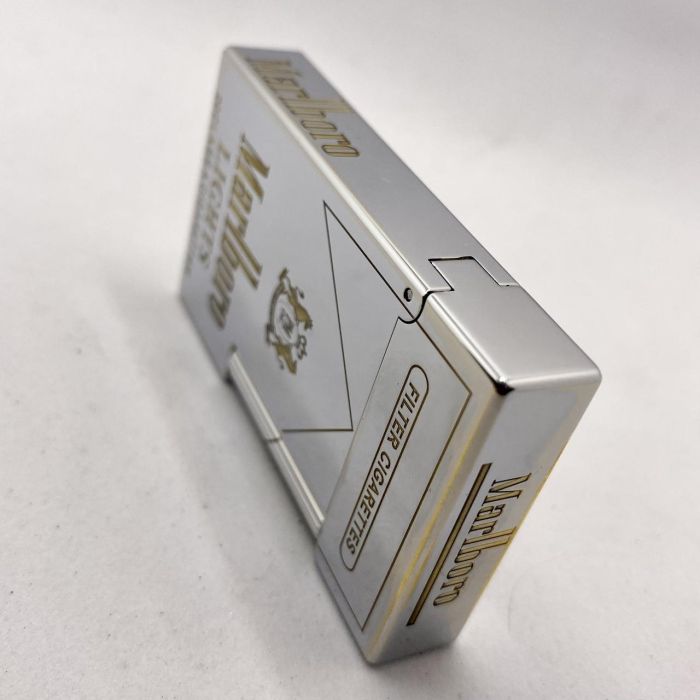 Газовая зажигалка Calories Steel Marl  MARLBORO