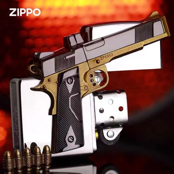Бензиновая зажигалка ZIPPO "The Trigger of Fate" (Урок Доли)