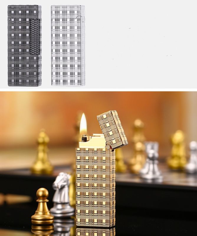 Газовая зажигалка Maduro "Gold Plaid"
