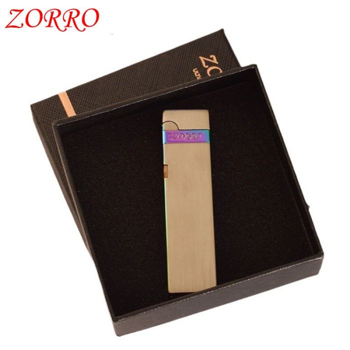 Элегантная Бензиновая Зажигалка ZORRO с хамелеоновыми элементами