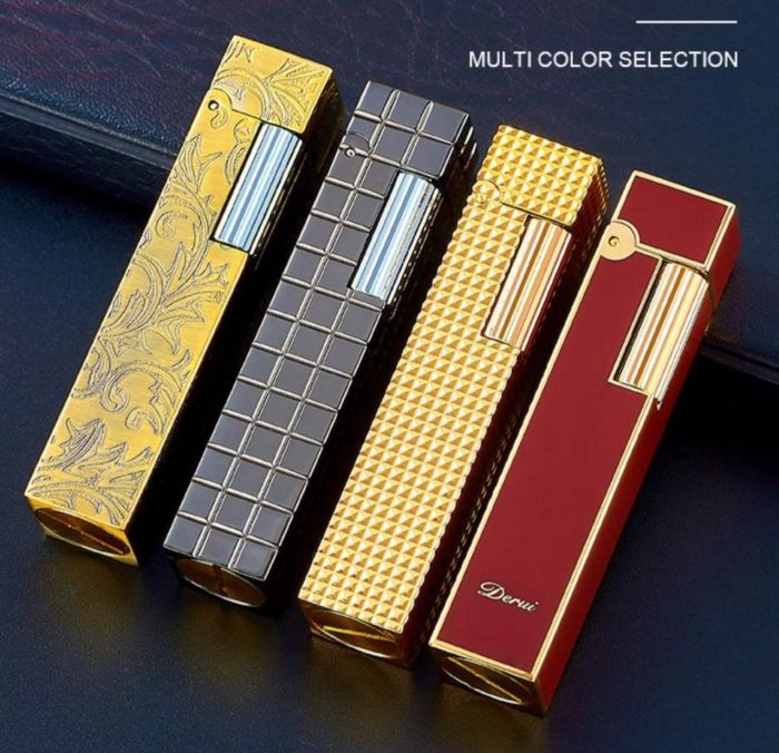 Бензиновая Зажигалка Derui (Модель с Гравировками)