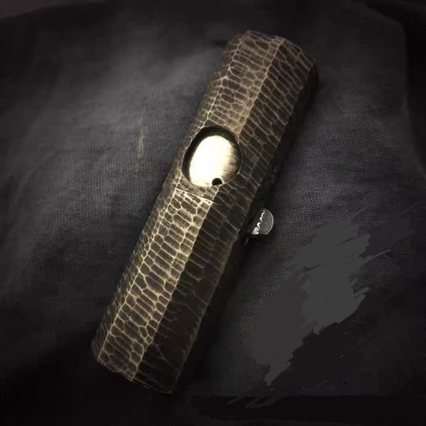 Ексклюзивна Бензинова Запальничка KOJI  "Hammered Brass"