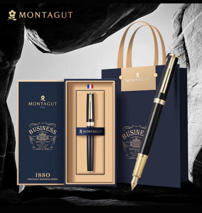 Подарочная перьевая ручка Montagut 1880 (Limited Edition) в черном цвете