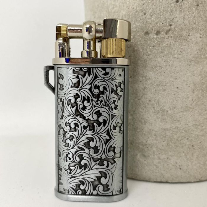 Газовая зажигалка Koji "Silver Lace" (Серебряное кружево)