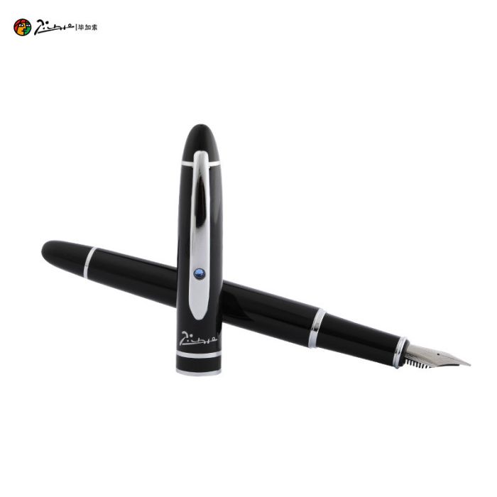 Перьевая ручка Picasso 608 (Pimio) со светло-голубым кристаллом