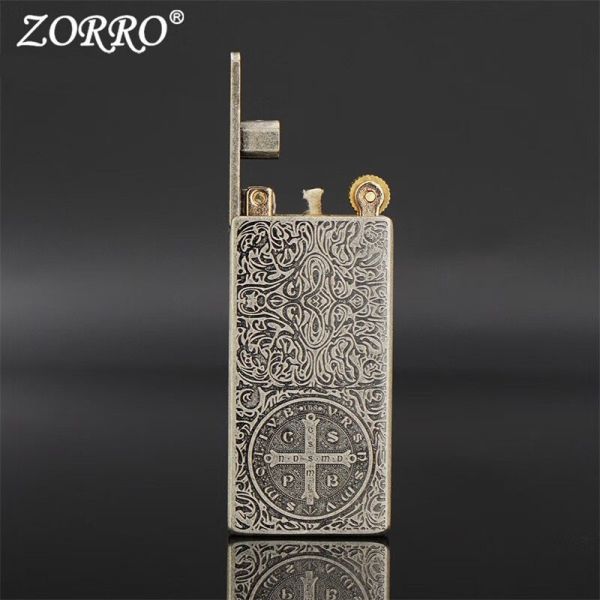 Бензинова запальничка  Zorro 753 «Медальйон Святого Бенедикта»