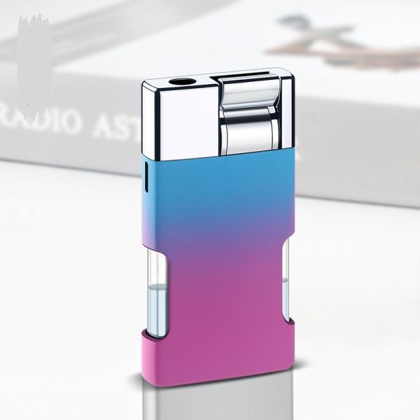 Турбо-зажигалка KOJI Gradient голубо-фиолетового цвета