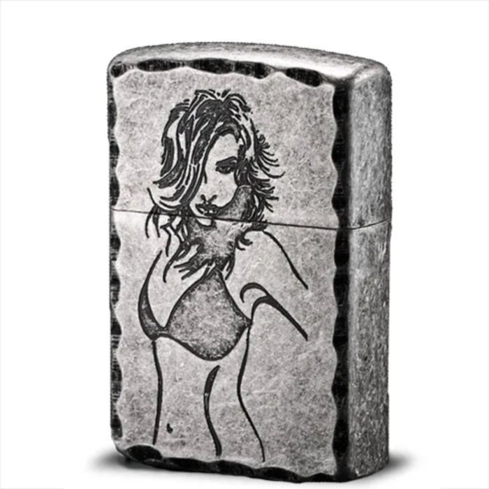 Бензиновая зажигалка Zorro «Vintage Pin-up» Девушка