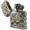 Бензиновая зажигалка Zorro «Ajour» Silver & Gold (Ажурное серебро и золото)