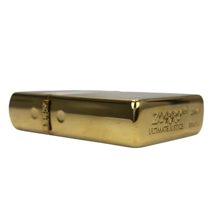 Бензинова запальничка Zorro Ultimate Justice Limited Edition, Brushed Gold/Silver