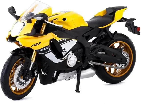 Масштабна модель мотоцикла Yamaha YZF-R1 (1:12), Yellow/Black, CCA
