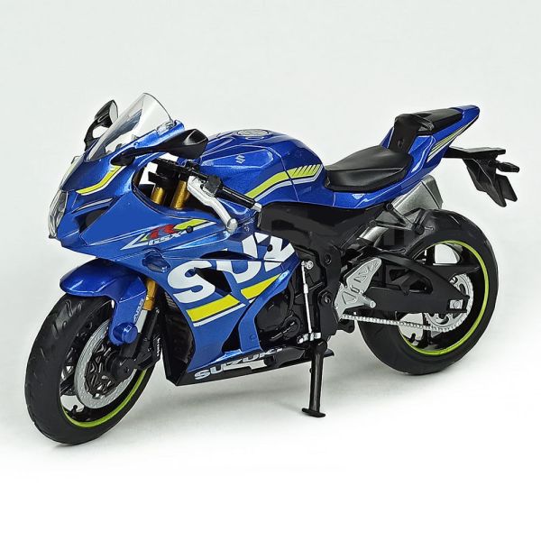 Коллекционная масштабная модель мотоцикла Suzuki GSX-R1000 (1:12) - Синий металлик