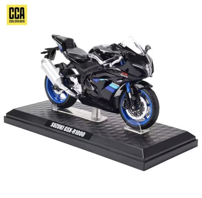 Коллекционная масштабная модель мотоцикла Suzuki GSX-R1000 (1:12) от CCA