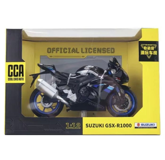 Коллекционная масштабная модель мотоцикла Suzuki GSX-R1000 (1:12) от CCA